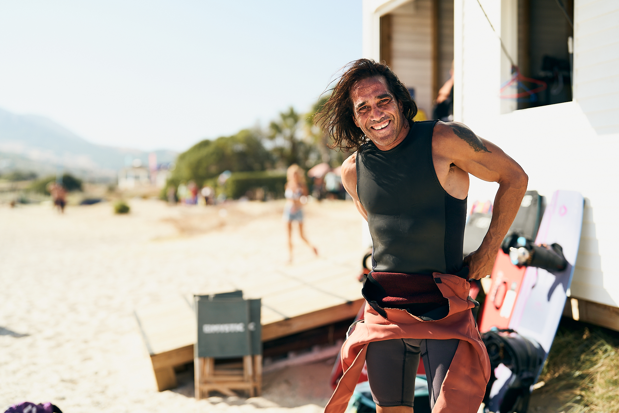 Kitesurf en las playas del sur de Cádiz