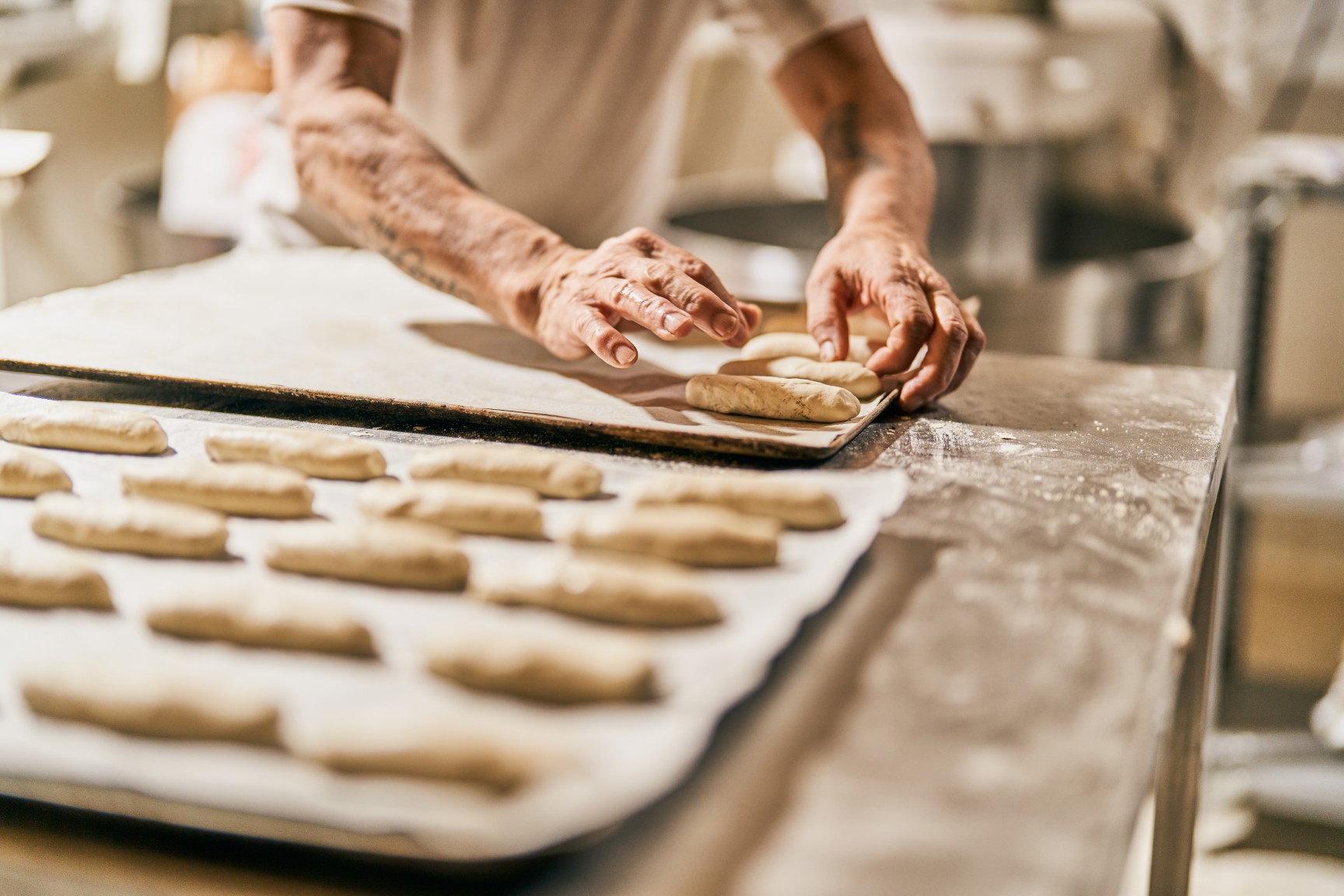 Panadería local tradicional